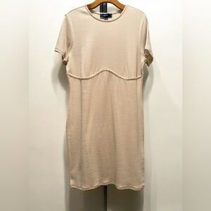 Forever 21 Tan Ribbed Knit Bodycon Dress size 0X
